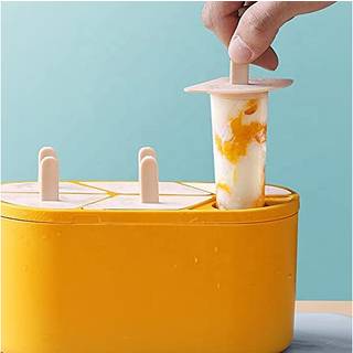 Premium BPA gratis popsicleforme 6 stykker is popform - genanvendelig let udgivelse Small Ice Pop Maker Forme (fantastisk til babyer småbørn børn