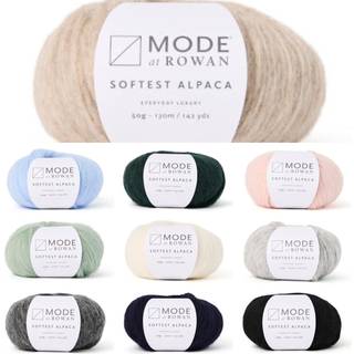 Mode at Rowan Softets Alpaca 19 Bliss Indhold:50% alpaca, 7% uld, 23% nylon Vægt/længde:50 g = ca. 130 meter Anbefalede pinde:5.50 mm Strikkefasthed: 10 x 10 cm = 18 m x 24 p Vask:Håndvask / Tørres fladt.