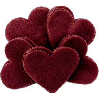 Legende nogensinde efter 3 tommer 28pc f?lte hjerter (kardinal r?d)