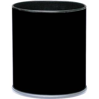 66BK -VV ERGODE Executive WasteBasket - Slank & Compact Round Design för kontor och hotell Hållbart stålkonstruktion Sofistikerad och elegant avf