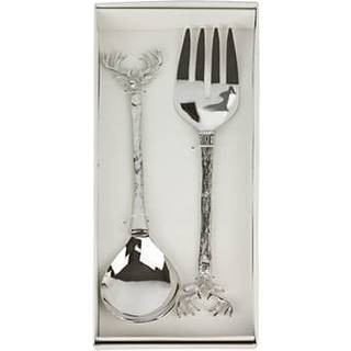 Deer Salad Cutlery Silver Set of 2