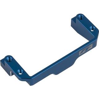 Team Associated - AE92456 - RC10B7 FT One-Piece Servo Mount, blue aluminum