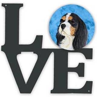 """" Caroline's Treasures Blue Cavalier Spaniel Metal Artwork Love Wall-Decor multicolor """"