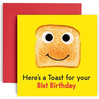 Huxters 81. f?dselsdagskort - Sjove f?dselsdagskort til kvinder og m?nd - her