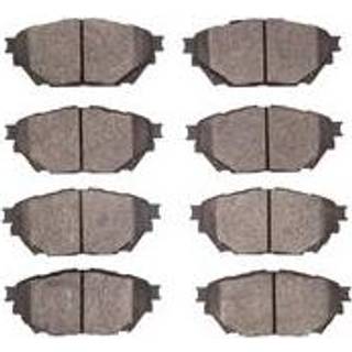 R1 Concepts Semi-Met Series Bremseklodser Med Gummi St?l Gummi Shims| Passer til 2012-2020 Freightliner FL360