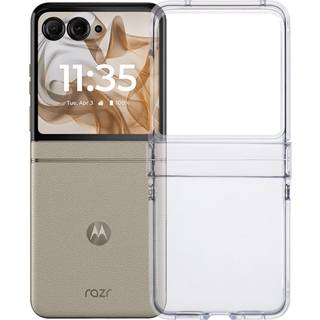 EIDERWOOD Motorola Razr 50 5G - Crystal Clear Shockproof Fleksibel Plastik Cover - Gennemsigtig