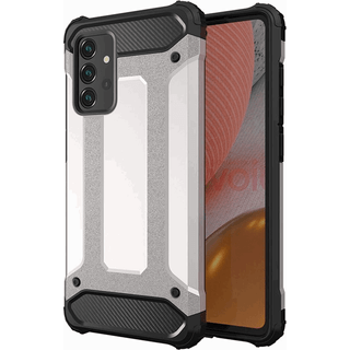 Hybrid Armor Backshell til Samsung Galaxy A56 - Sølv