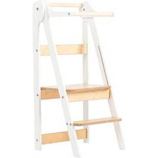 Duck Woodworks Sammenklappeligt Læringstårn, Hvid