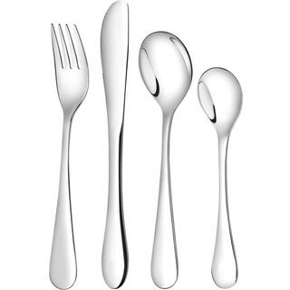 børnebestik Rustfrit stål - blank
