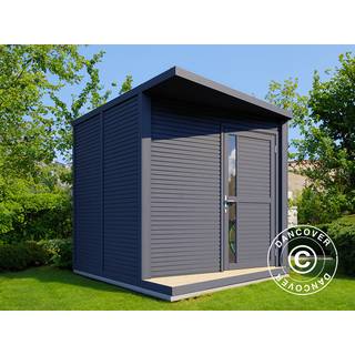 Redskabsskur Redskabsrum Haveskur i træ, Bertilo Concept, 2,34x2,97x2,27m,7m²,Antracit