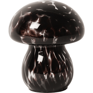 Mushroom lampe i glas, sort