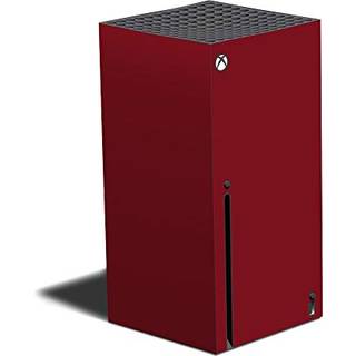 Mightyskins Skin kompatibel med Xbox Series X - Solid Bourgogne | Beskyttende holdbar og unik vinylmærkatindpakningsdæksel | Let at anvende og sk