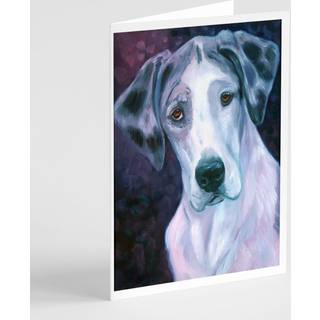 Nysgerrig store danske lykønskningskort og konvolutter på 8