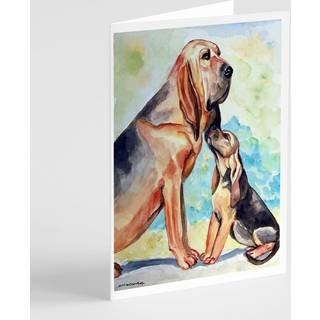 Bloodhound Momma's Love lykønskningskort og konvolutter pakning af 8