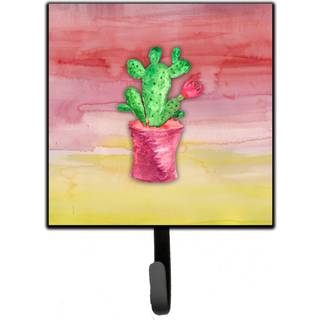 """" Carolines skatte blomstrende kaktus akvarelvægkrog lille flerfarvet """"