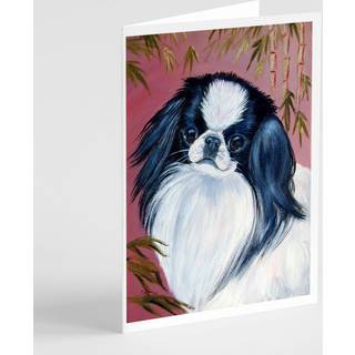 Japanske hage lykønskningskort og konvolutter pakning på 8