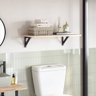 bordplade 80x40x2 cm rektangulær massivt akacietræ
