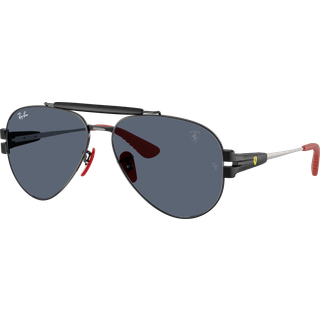 Ray - Ban Unisex RB3762M F00987 Solbriller Metal Sort Grå Pantos Normal