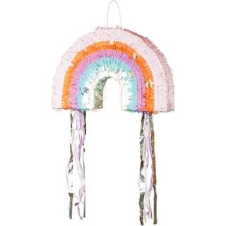 Regnbue Pinata med Lange Frynser – Farverig festglæde i fuldt flor