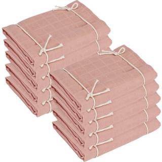Naturebaby Økologiske Stofbleer/Minisvøb - 10-pak - Rose Cloud