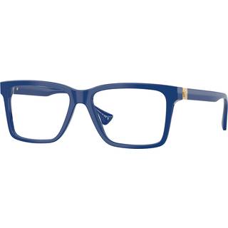 Versace Mand VE3328 5450 Optiske stel Acetat Blå Transparent Firkantet Normal