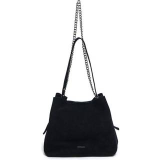 Núnoo Skuldertaske Chiara new suede - Sort