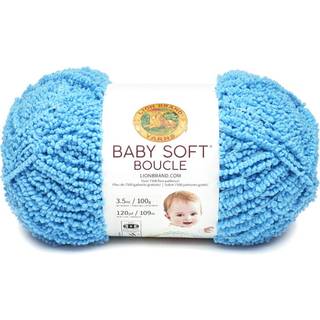 Lion Brand Yarn Baby Soft Boucle Garn Aqua