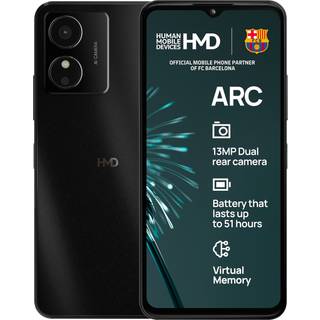 HMD Global Arc 4G 64GB - sort (På lager i varehus)