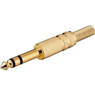 Luxorparts Forgyldt 6,3 mm hanstik Stereo