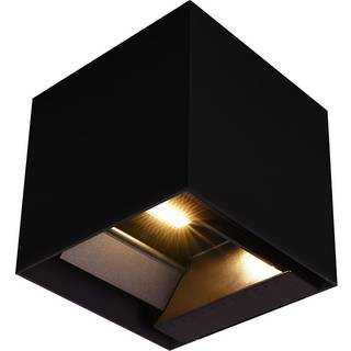9W Solar Væglampe - LED, PIR sensor, 3i1, sort, hus, IP65 - Kulør : 3-i-1