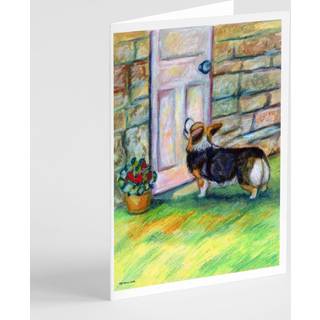 Lad mig i Corgi lykønskningskort og konvolutter pakning af 8