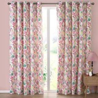 Catherine Lansfield Tilly Blomster Fully Vendbar Gardiner til gardinstang168 x 229cm
