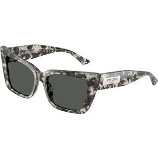 Jimmy Choo Kvinde JC5041 506887 Solbriller Acetat Hvid Grå Sommerfugl Normal