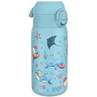 Vandflaske til børn, rustfrit stål, 400 ml, Sharks - Ion8