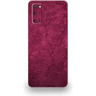 Mightyskins Skin til Samsung Galaxy S20 - Pink Gravel | Beskyttende holdbar og unik vinylm?rkatindpakningsd?ksel | Let at anvende Fjern og skift