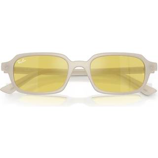 Ray-Ban RB4455F Zuri Asian Fit 68086D 51 Solbriller Mænd Hvid - Cloudy Warm White - 51mm