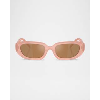 Tory Burch TY7219U 2028/O 52 Solbriller Kvinder Lyserød - Milk Rosé Pink - 52mm