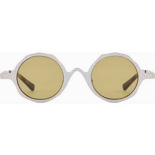Emporio Armani Mand EA2166 30027J Solbriller Metal Guld Brun Rund Spejlet