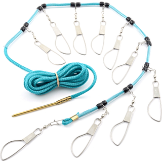 Orkan 15 fod stringer med 10 rustfrit stål snaps