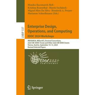 Enterprise Design, Operations, and Computing. EDOC 2024 Workshops