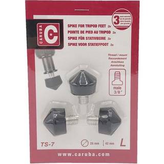 Caruba 25mm Gummi spiks m/3,8" montering