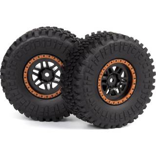 Assembled Wheel & Tyre (Orange/2pcs)