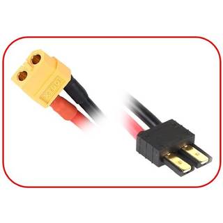 Opladekabel XT60 hunstik til Traxxas hanstik - 15cm