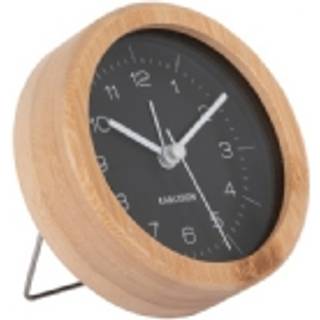 Karlsson Neat Round Vækkeur KA5923BK - Unisex - 10 cm - Quartz