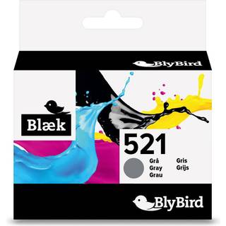 BlyBird CLI-521GY 2937B001 Grå Blækpatron, 1.370 sider