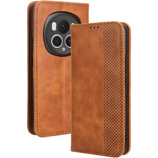 EIDERWOOD Honor Magic6 Pro (5G) Magnetisk Kunstlæder Flip Cover - Brun