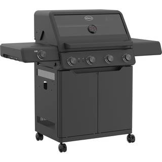 AllFlame Prime 4 Gasgrill 18000 watt fra Rösle - Sort farve - rustfrit stål/aluminium