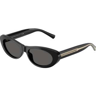 Tiffany Kvinde TF4236U 8001S4 Solbriller Acetat Sort Grå Rund Normal