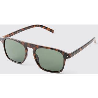 Mens Brown Retro Tortoise Sunglasses