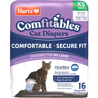 Hartz Comfitables Kattebleer Strrelse XS 16 Antal Komfortabel og sikker pasform Nem at tage p